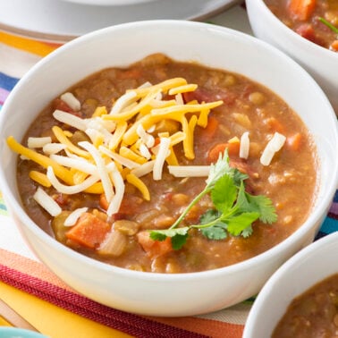Vegetarian Chili from Weelicious.com