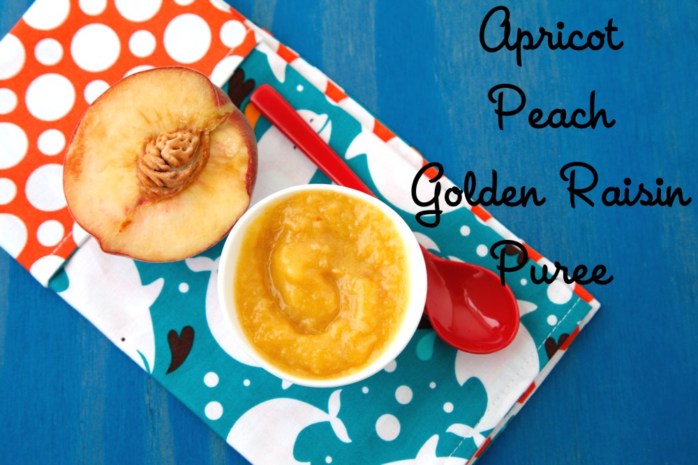 Apricot Peach Golden Raisin Puree