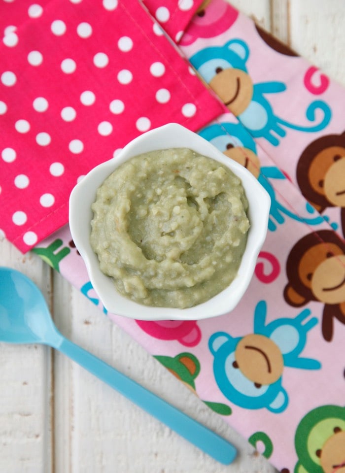 Tuscan White Beans Baby Food from Weelicious