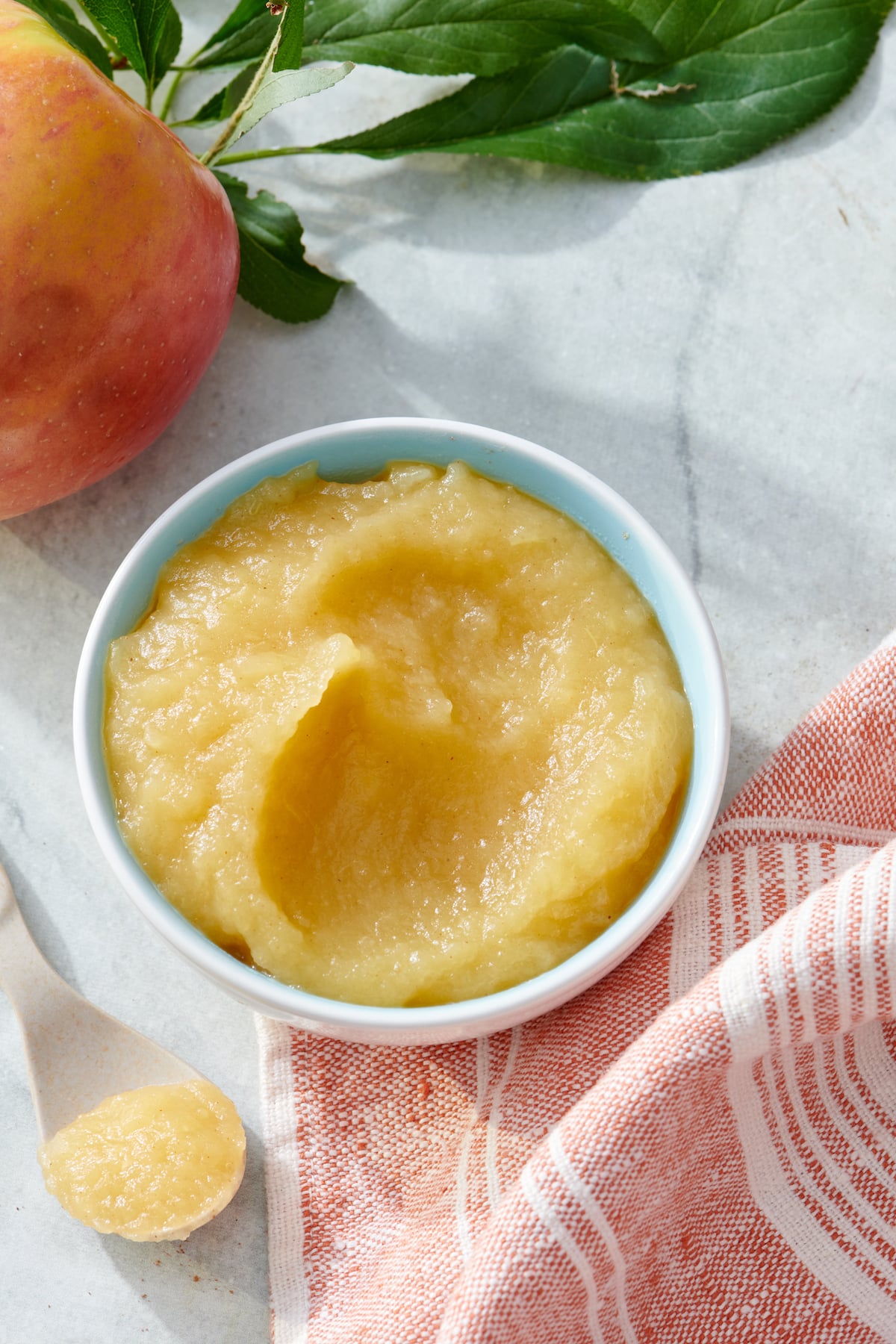 Applesauce in small bowl