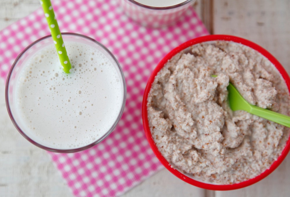 Almon Milk from Weelicious