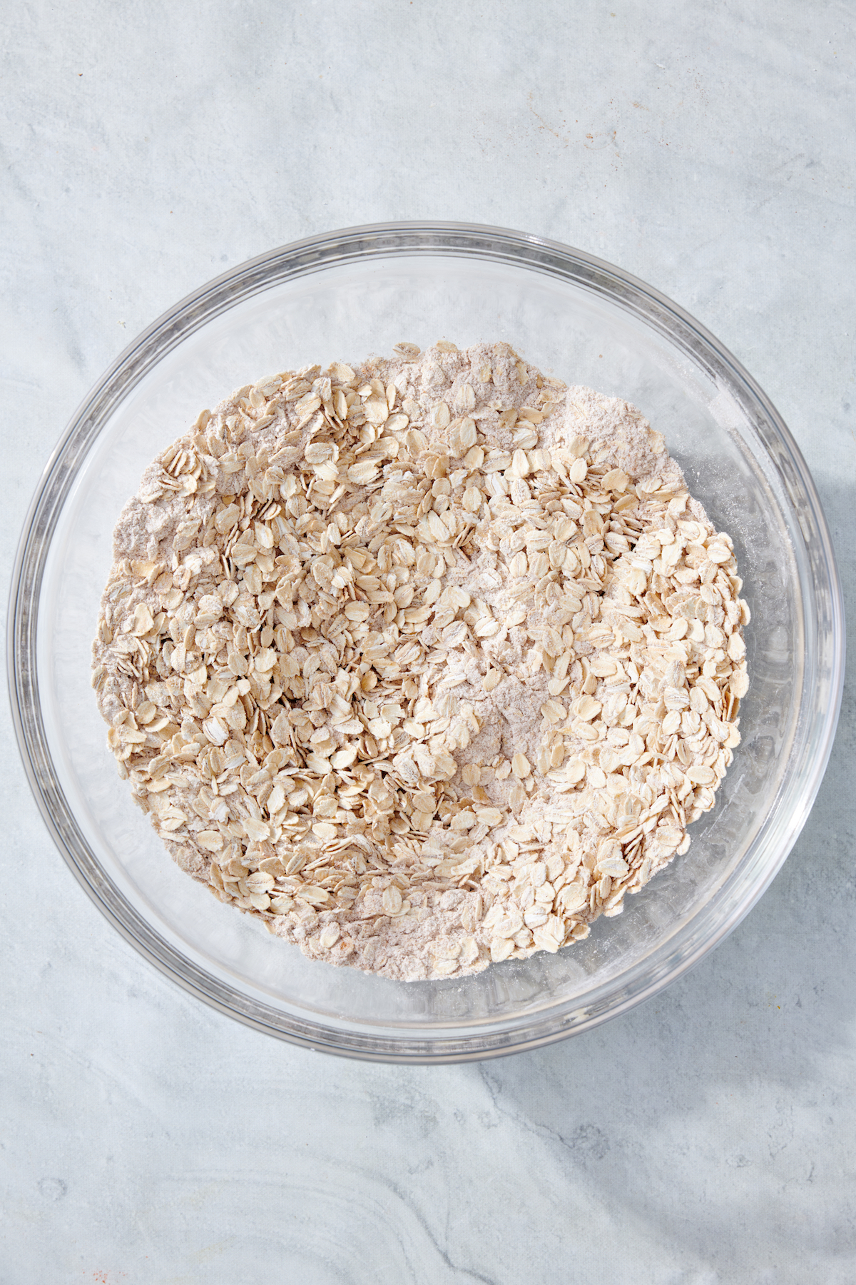 Dry ingredients after combining.