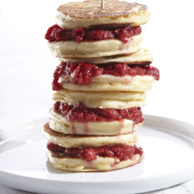 PBJ Pancakes Sammies from weelicious.com