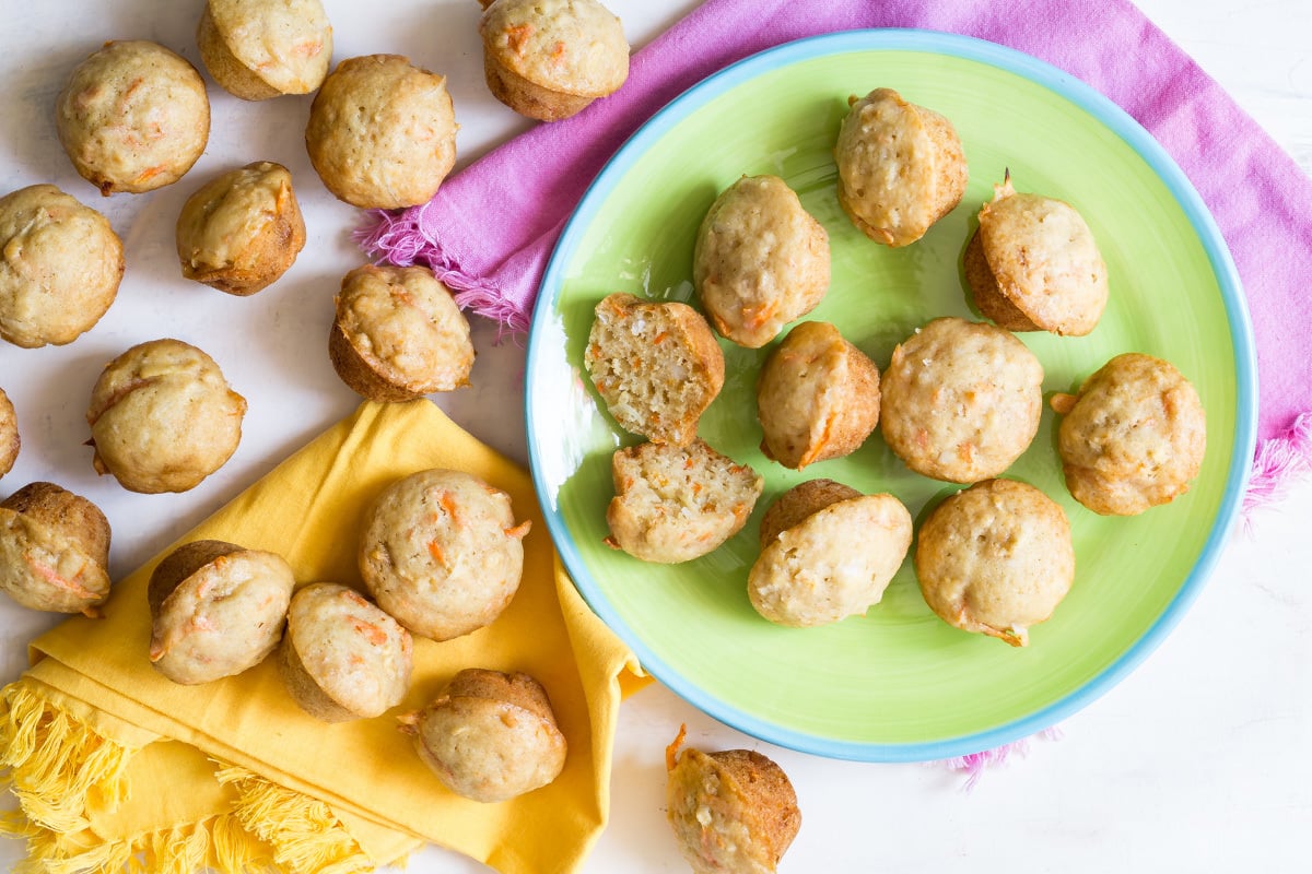 Carrot Apple Coconut Muffins from weelicious.com