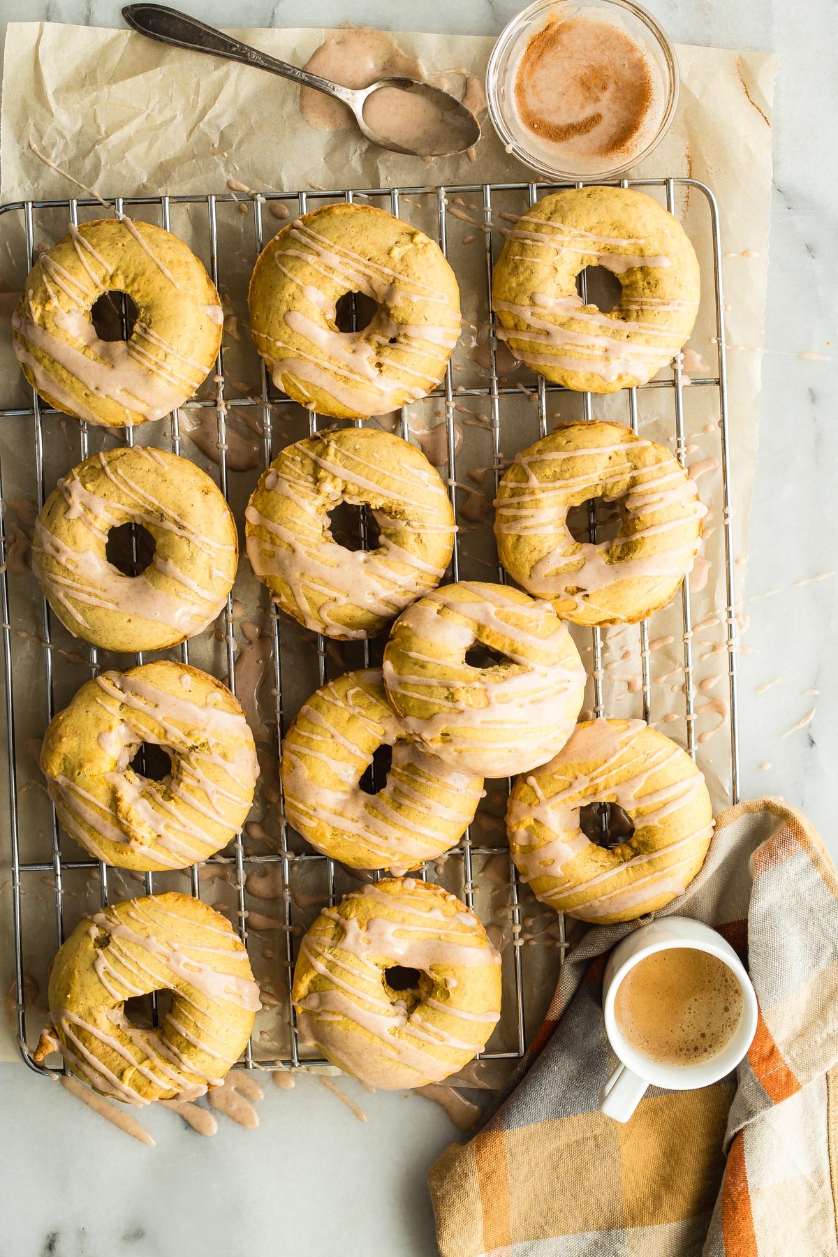 Baked Pumpkin Donuts from weelicious.com