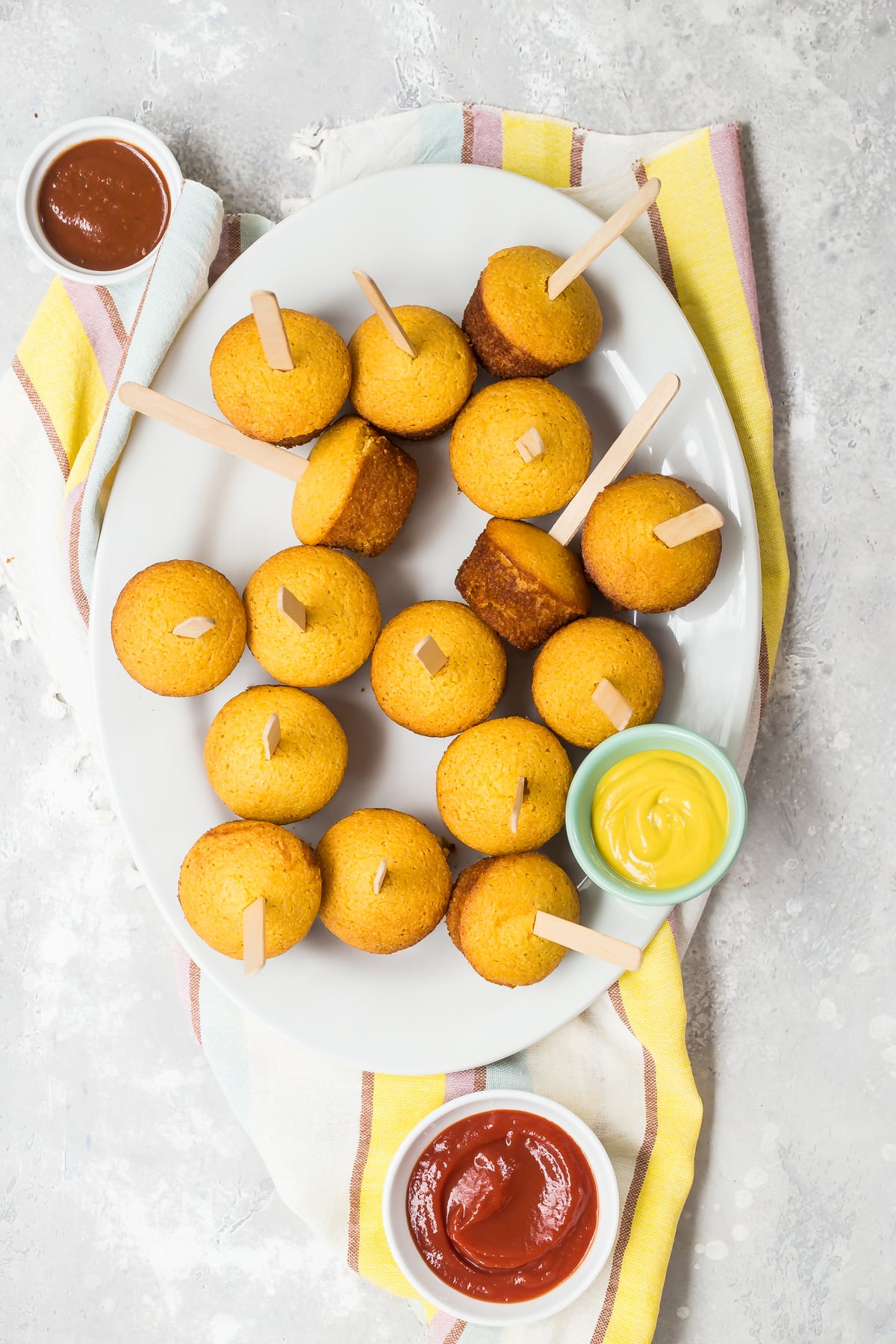 Corn Dog Muffin Bites from Weelicious.com