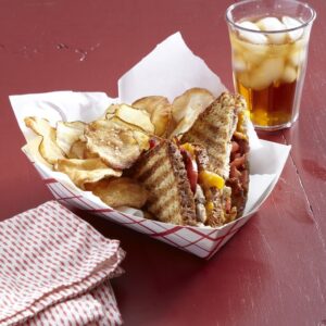 Kentucky Hot Brown Panini from weelicious.com