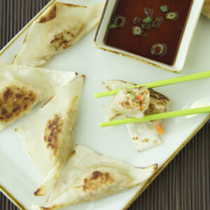 Pan Seared Dumplings from weelicious.com