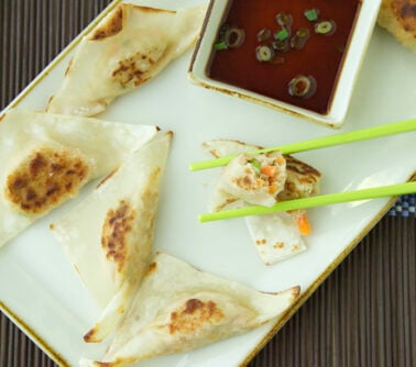 Pan Seared Dumplings from weelicious.com