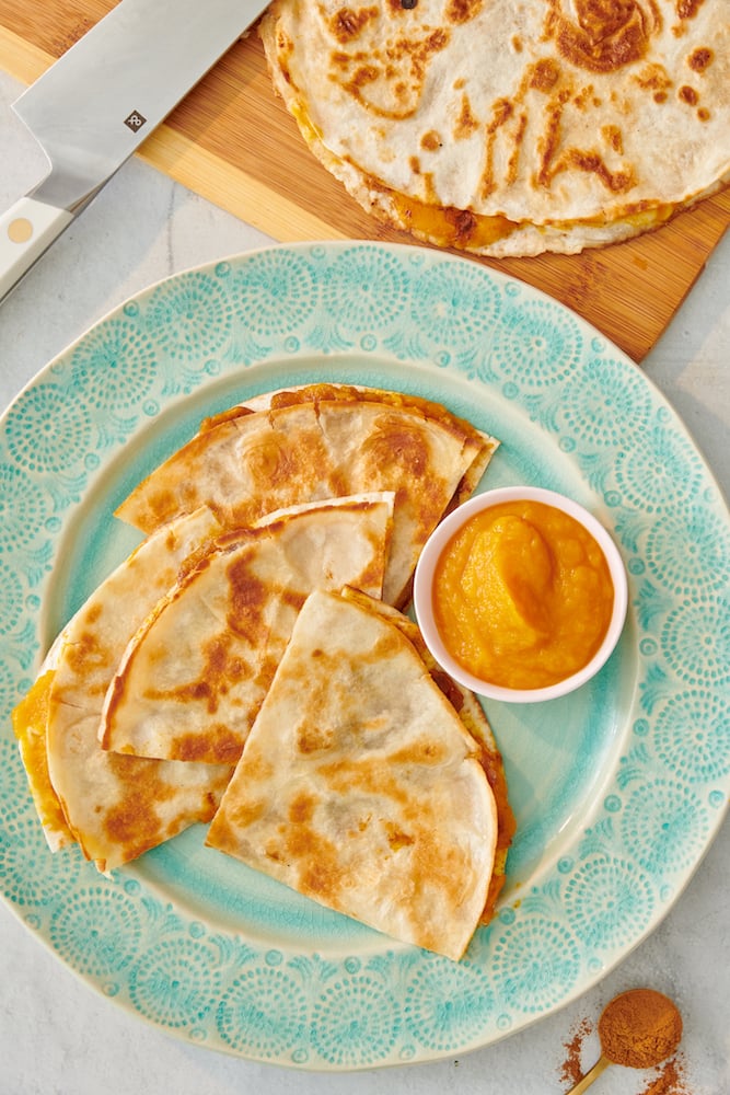 Sweet Pumpkin Quesadilla from Weelicious.com
