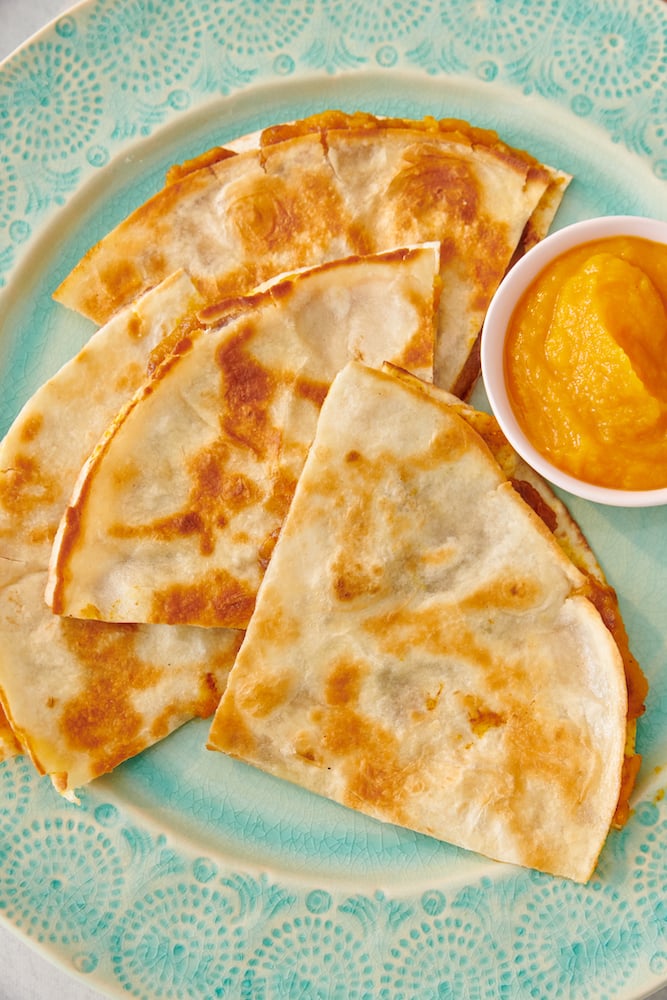 Sweet Pumpkin Quesadilla from Weelicious.com