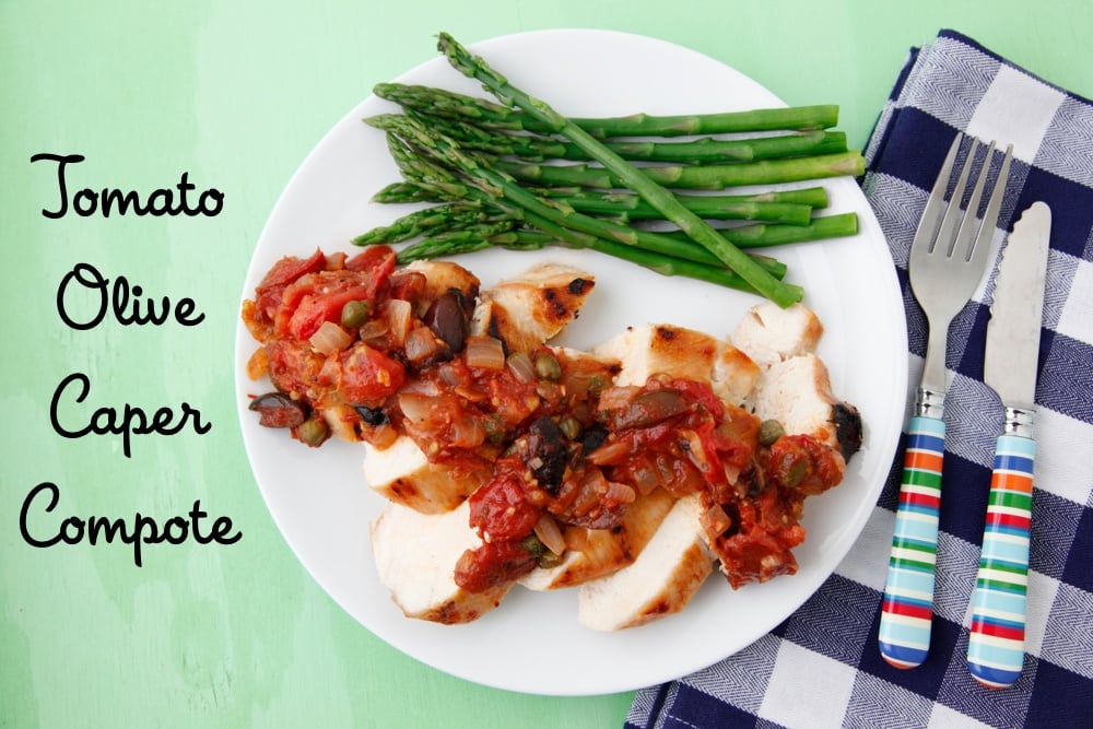 Tomato Olive Caper Compote