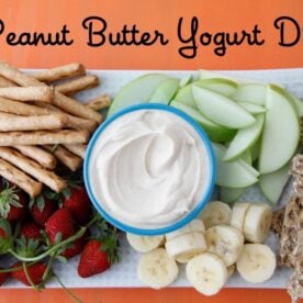 Peanut Butter Yogurt Dip