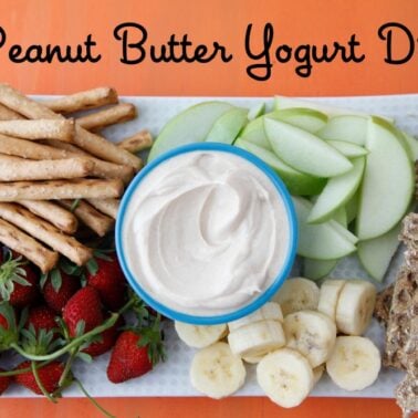 Peanut Butter Yogurt Dip