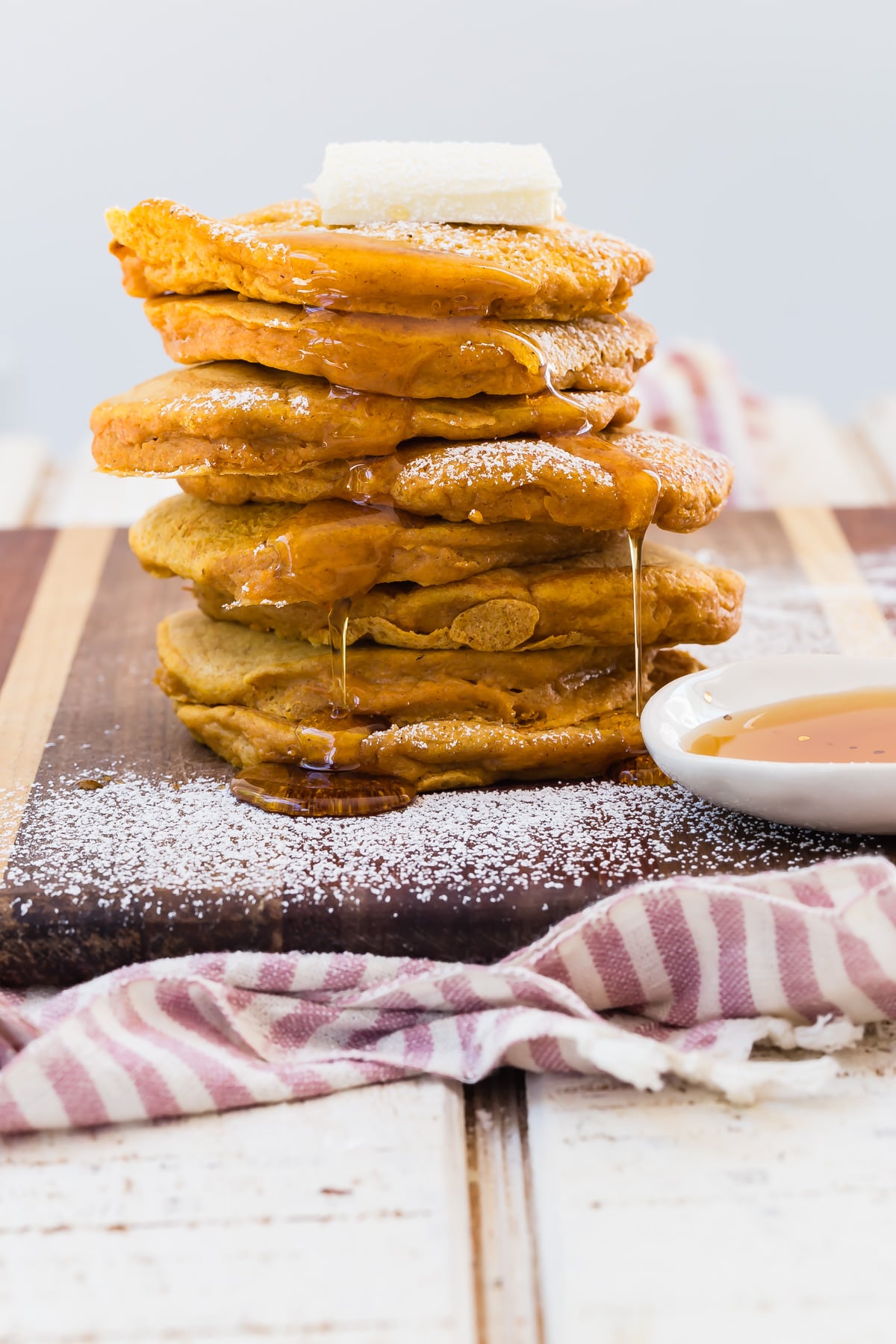 Sweet Potato Pancakes Stack from Weelicious.com