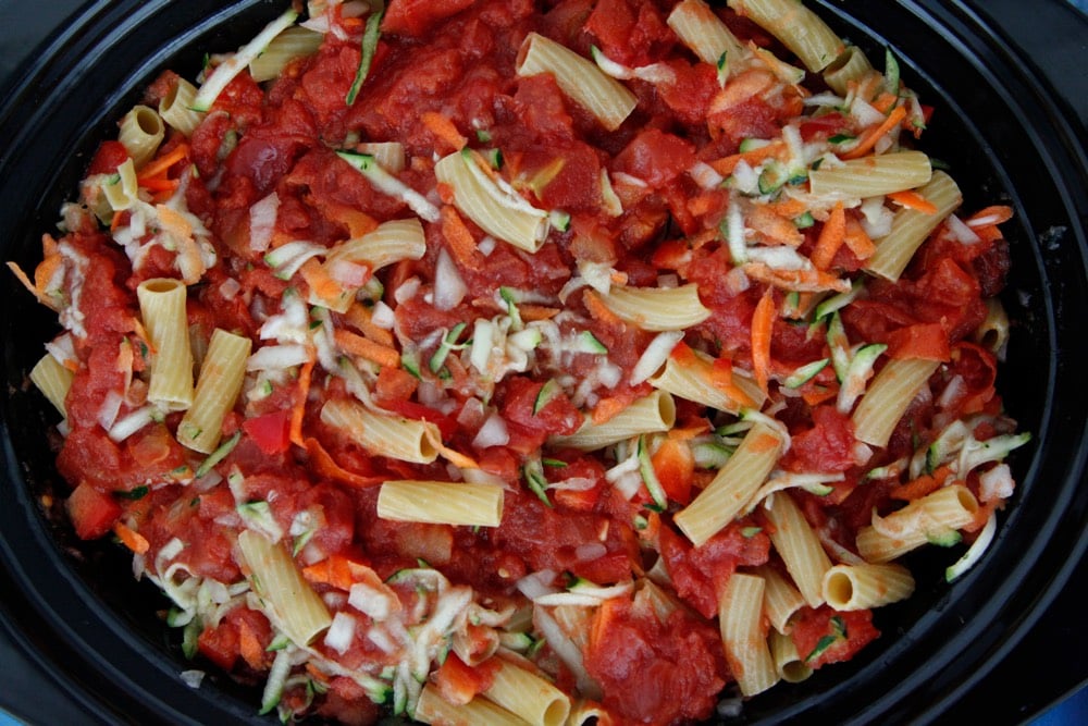 Crock Pot Vegetable Ziti 4