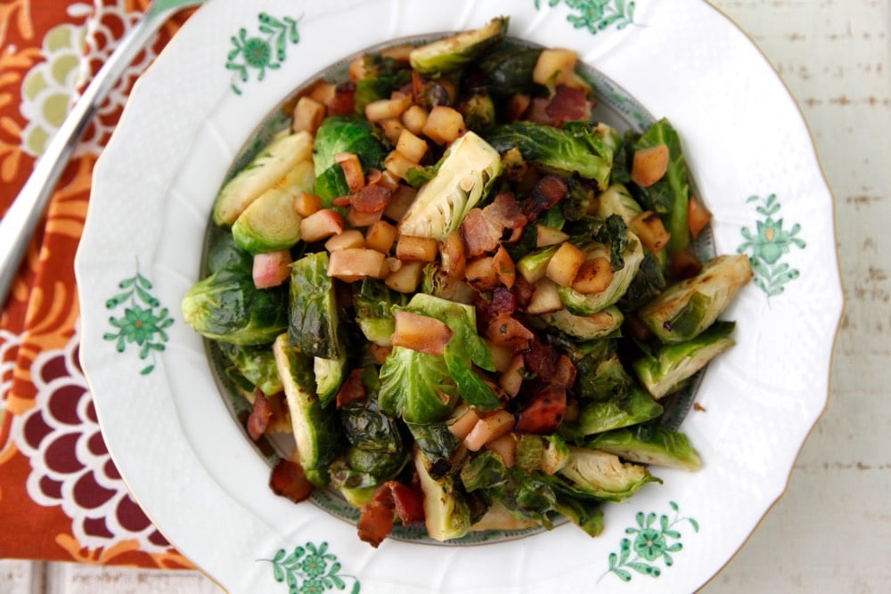 Sauteed Brussels Sprouts with Bacon 2