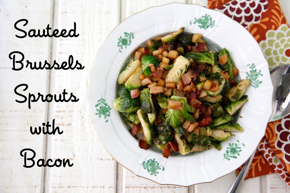 Sauteed Brussels Sprouts with Bacon