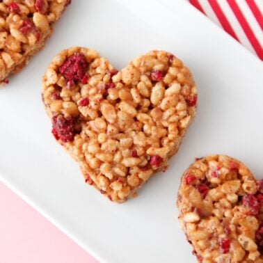 Heart Crispy Treats from Weelicious