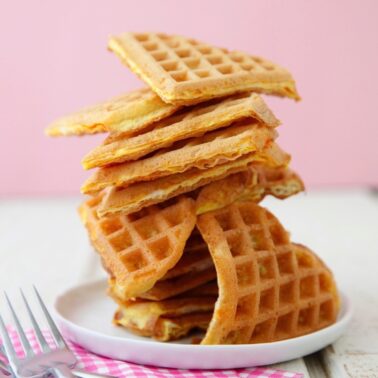 Waffle Iron Eggs from Weelicious