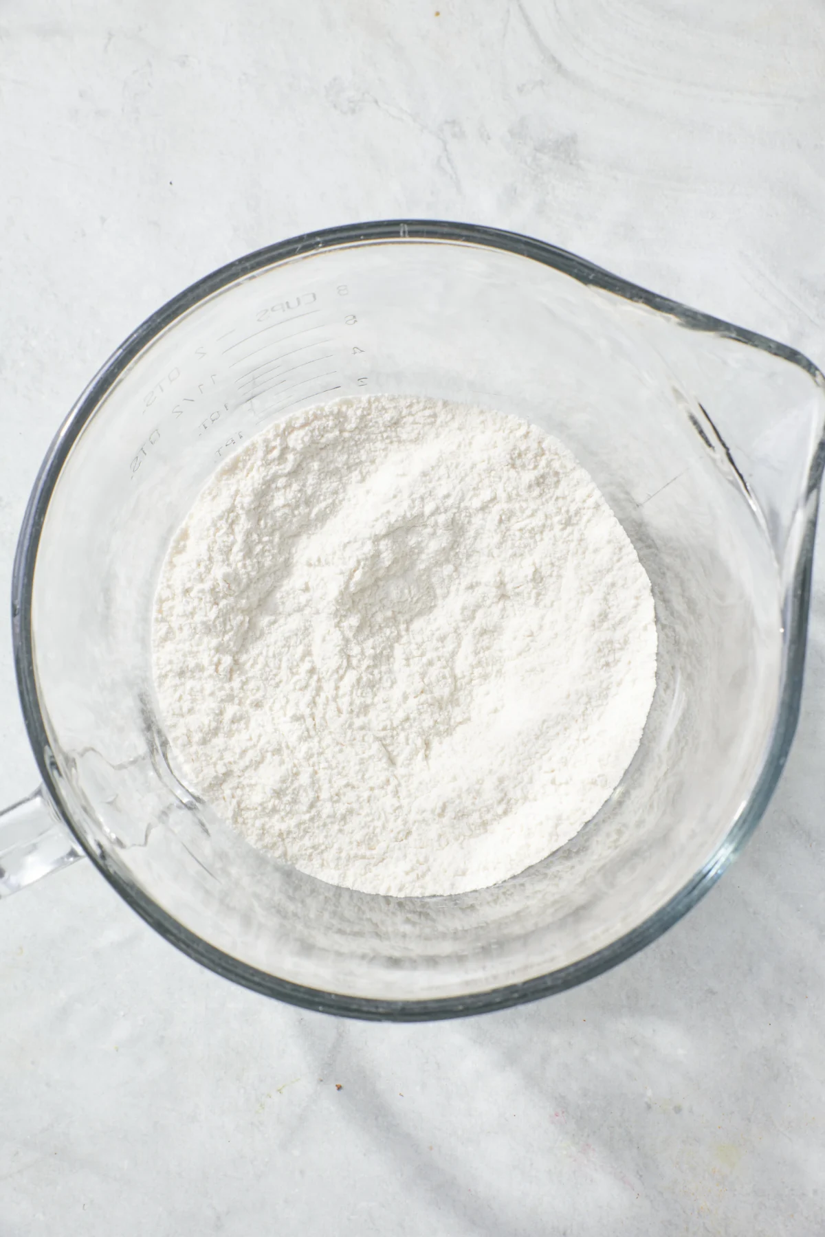 Dry ingredients for pancakes.