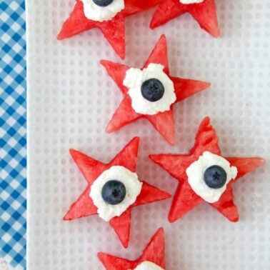Watermelon Star Bites from Weelicious