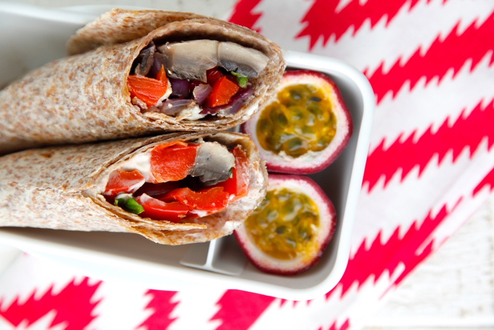Mediterranean Grilled Veggie Wraps from Weelicious