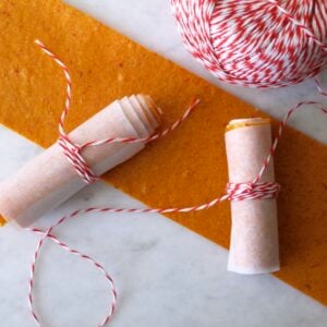 Persimmon Fruit Leather from Weelicious