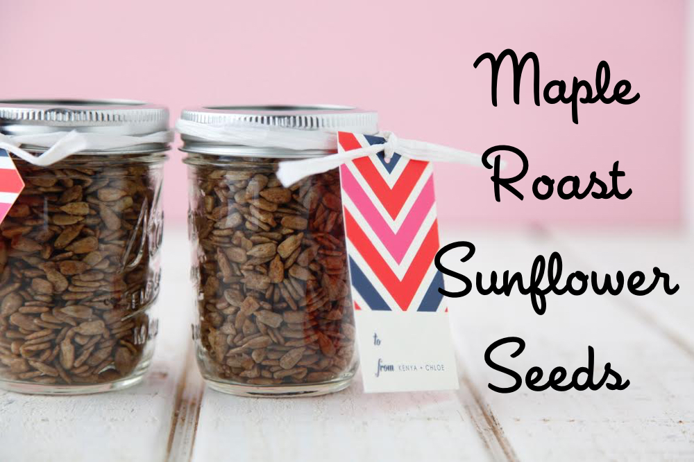 Maple Roast Sunflower Seeds from Weelicious