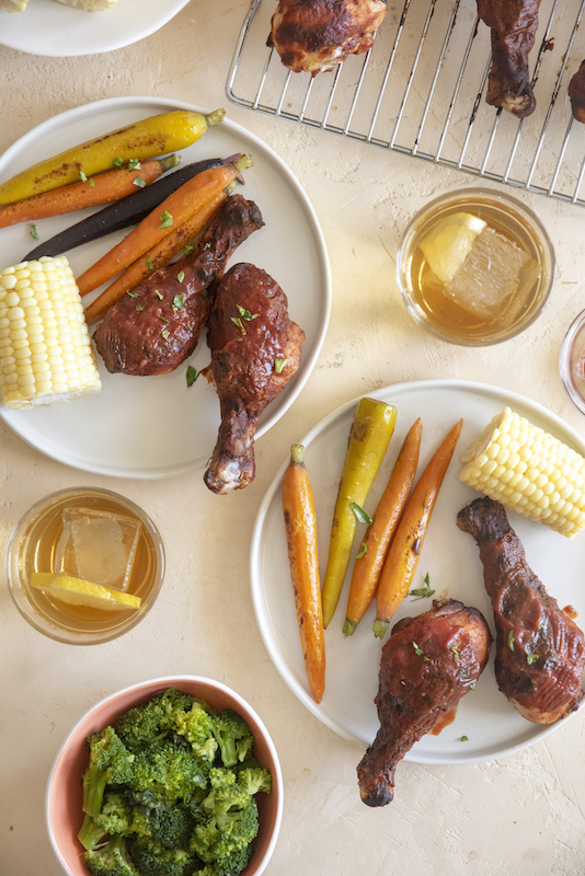 Baked BBQ Chicken Legs from Weelicious