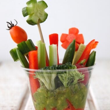 Veggie Garden Cups from Weelicious