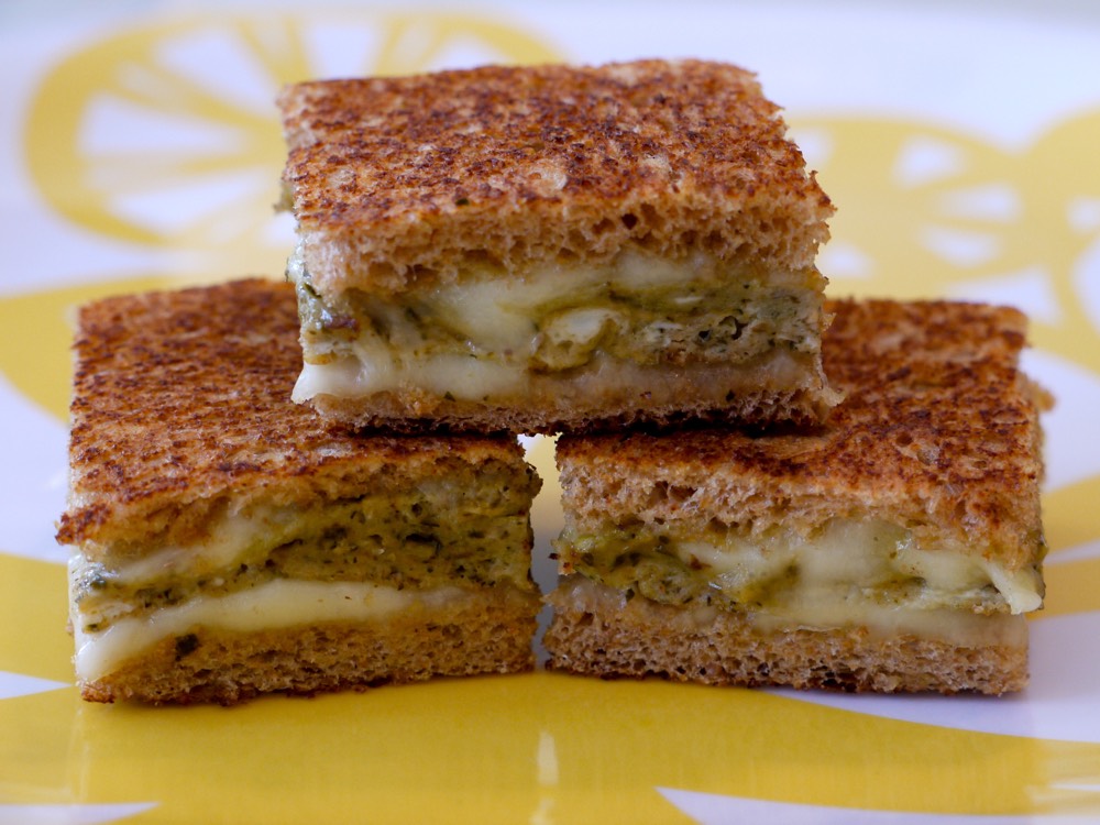 Egg Pesto Melt from Weelicious