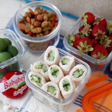 Turkey Cucumber Roll Ups from weelicious.com