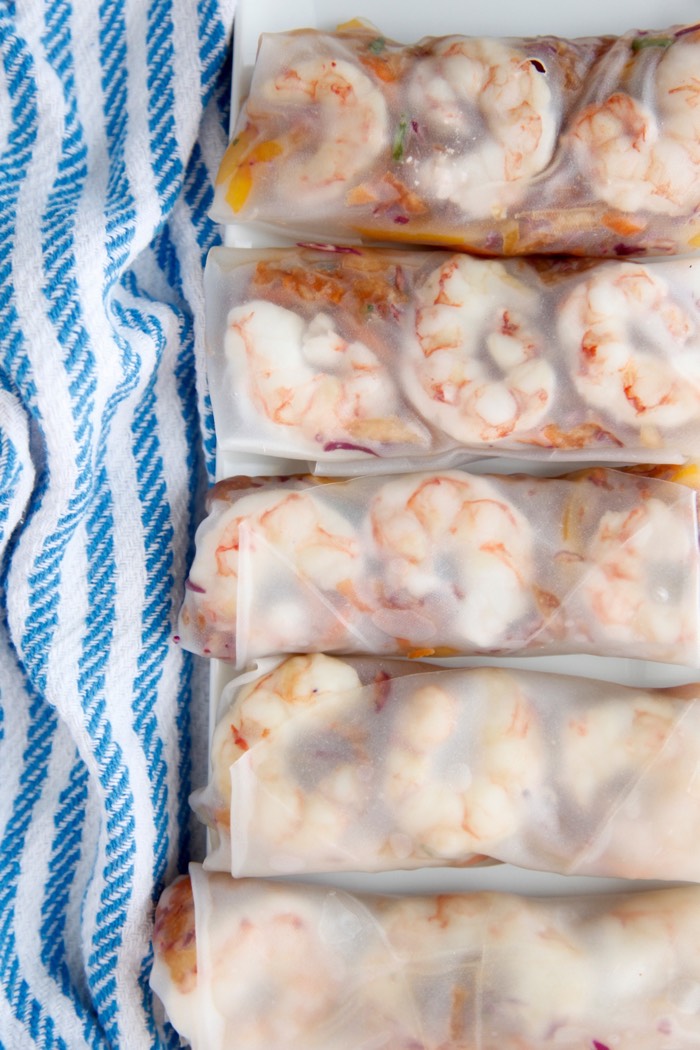 Asian Slaw Spring Rolls from weelicious.com