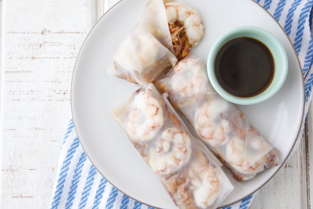 Asian Slaw Spring Rolls from weelicious.com