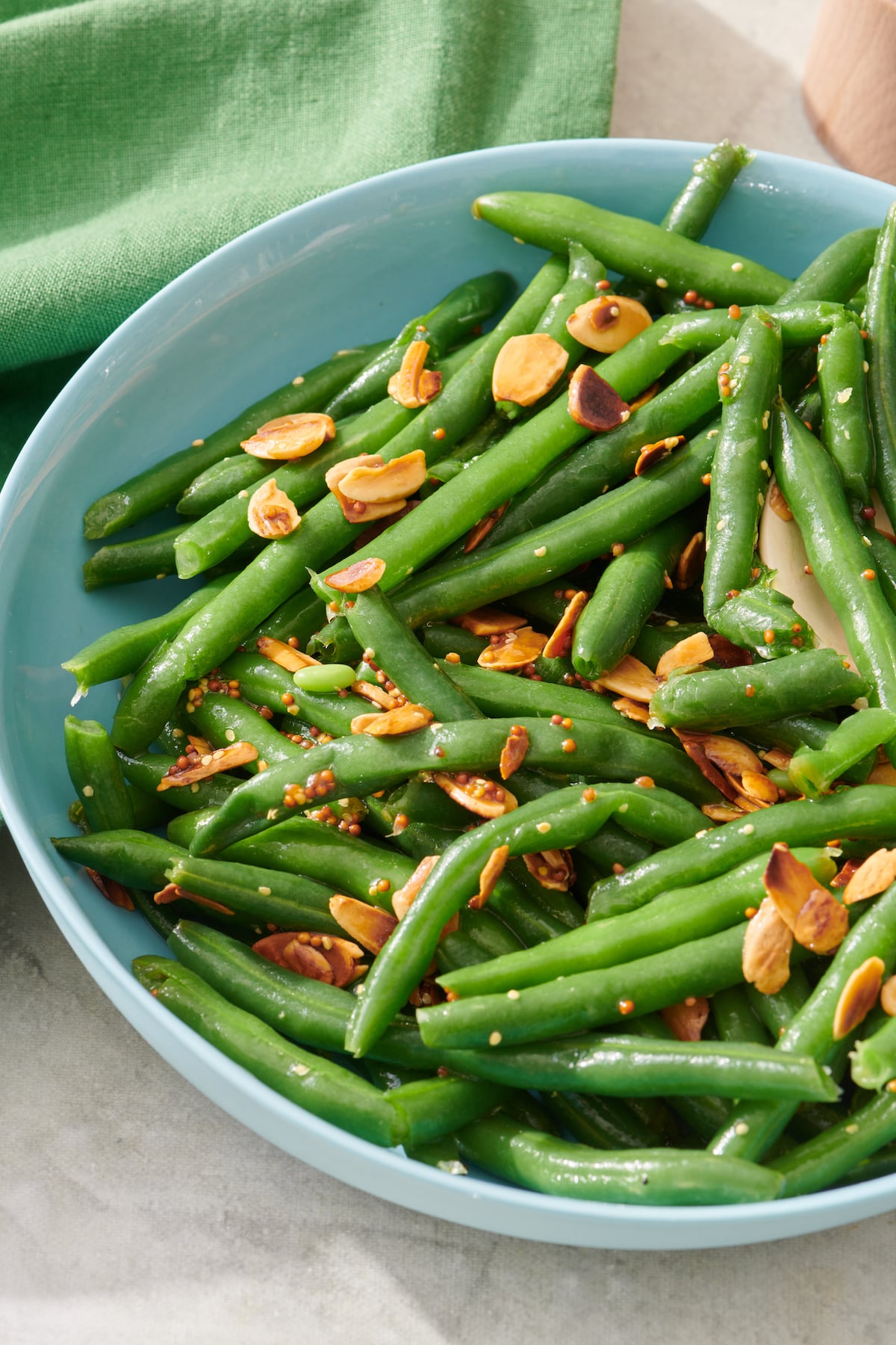 Green Bean Salad with Mustard Vinaigrette.