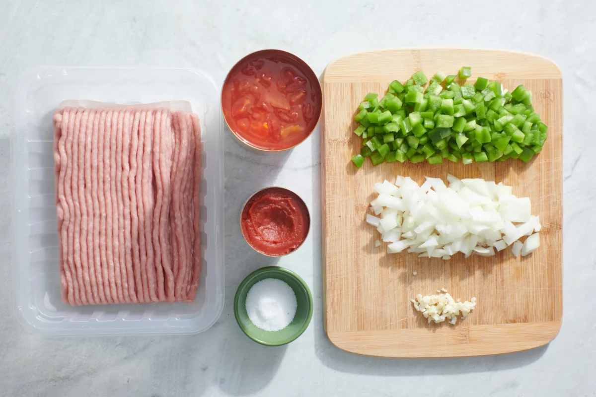 Homemade spaghetti sauce ingredients