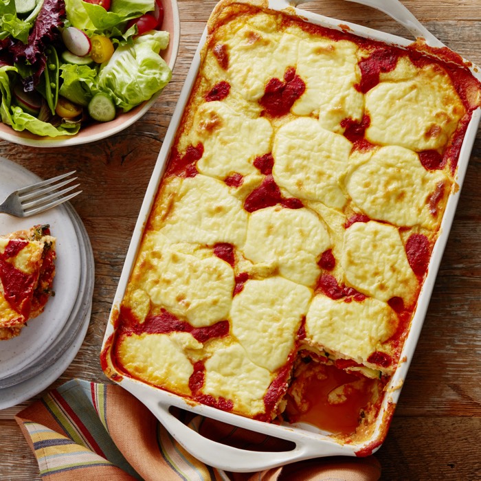 Polenta Lasagna from weelicious.com