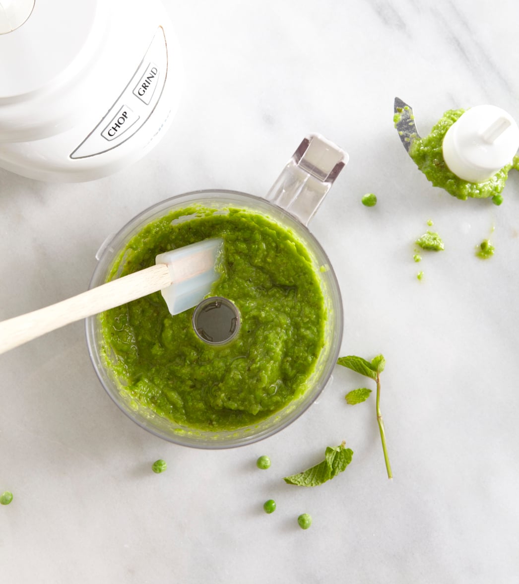 Minty Peas Baby Food from weelicious.com