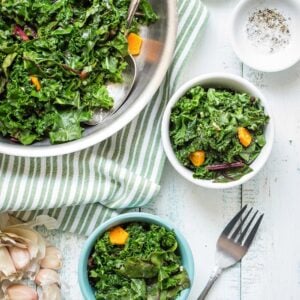 Turmeric Sauteed Greens from weelicious.com