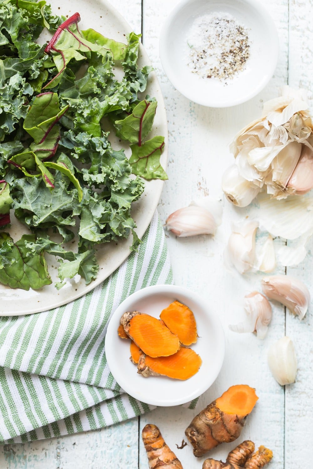 Turmeric Sauteed Greens from weelicious.com