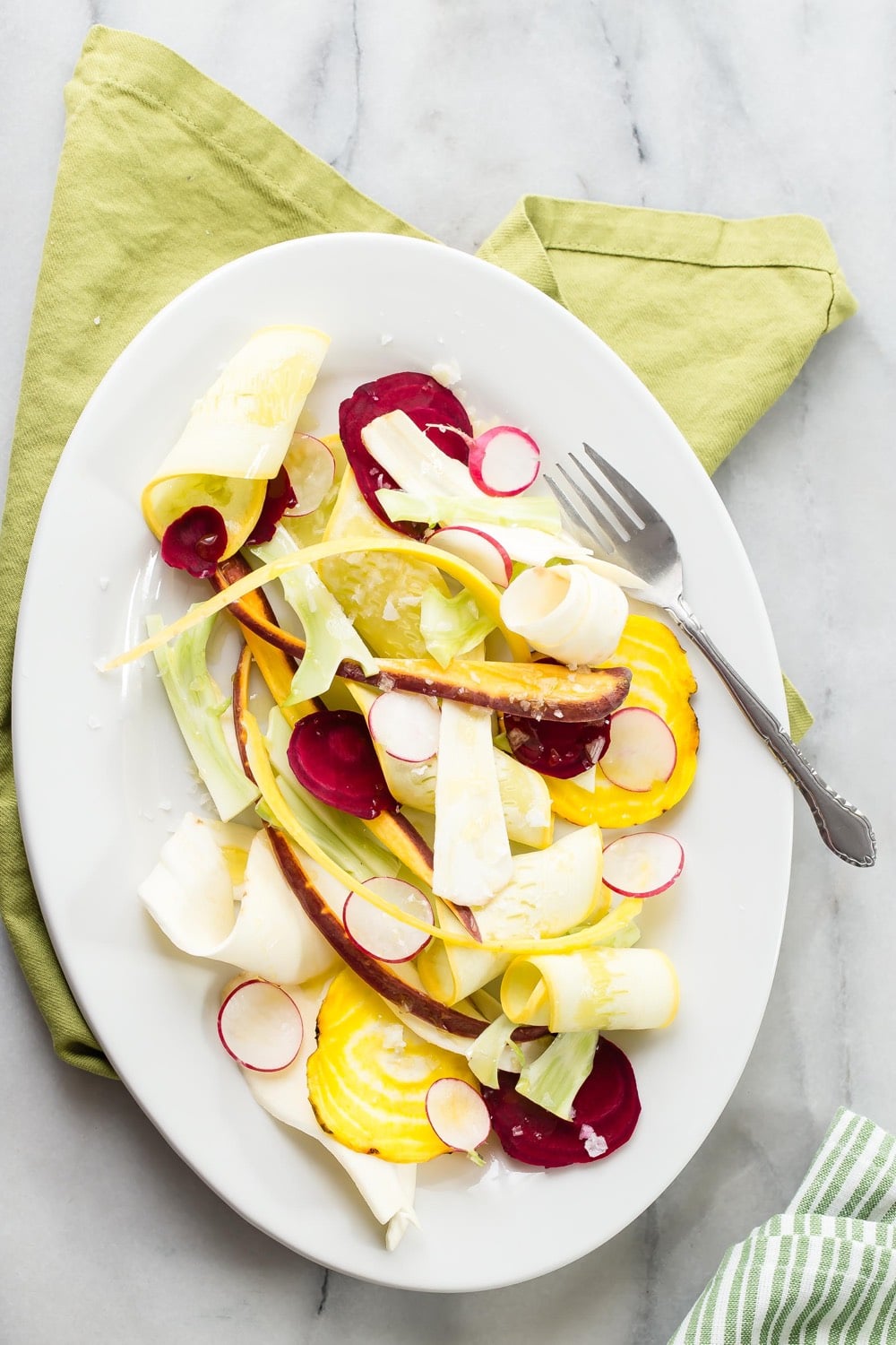 Shaved Vegetable Salad from weelicious.com