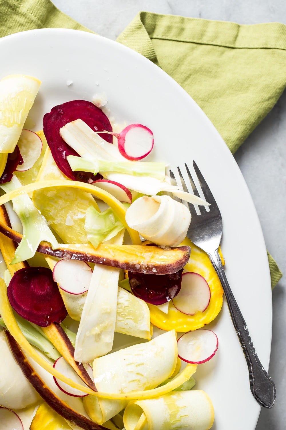 Shaved Vegetable Salad from weelicious.com