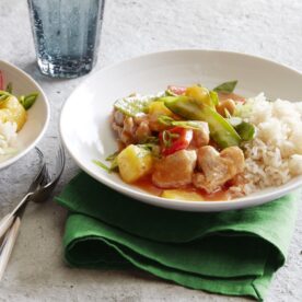 Sweet & Sour Pineapple Chicken recipe from weelicious.com