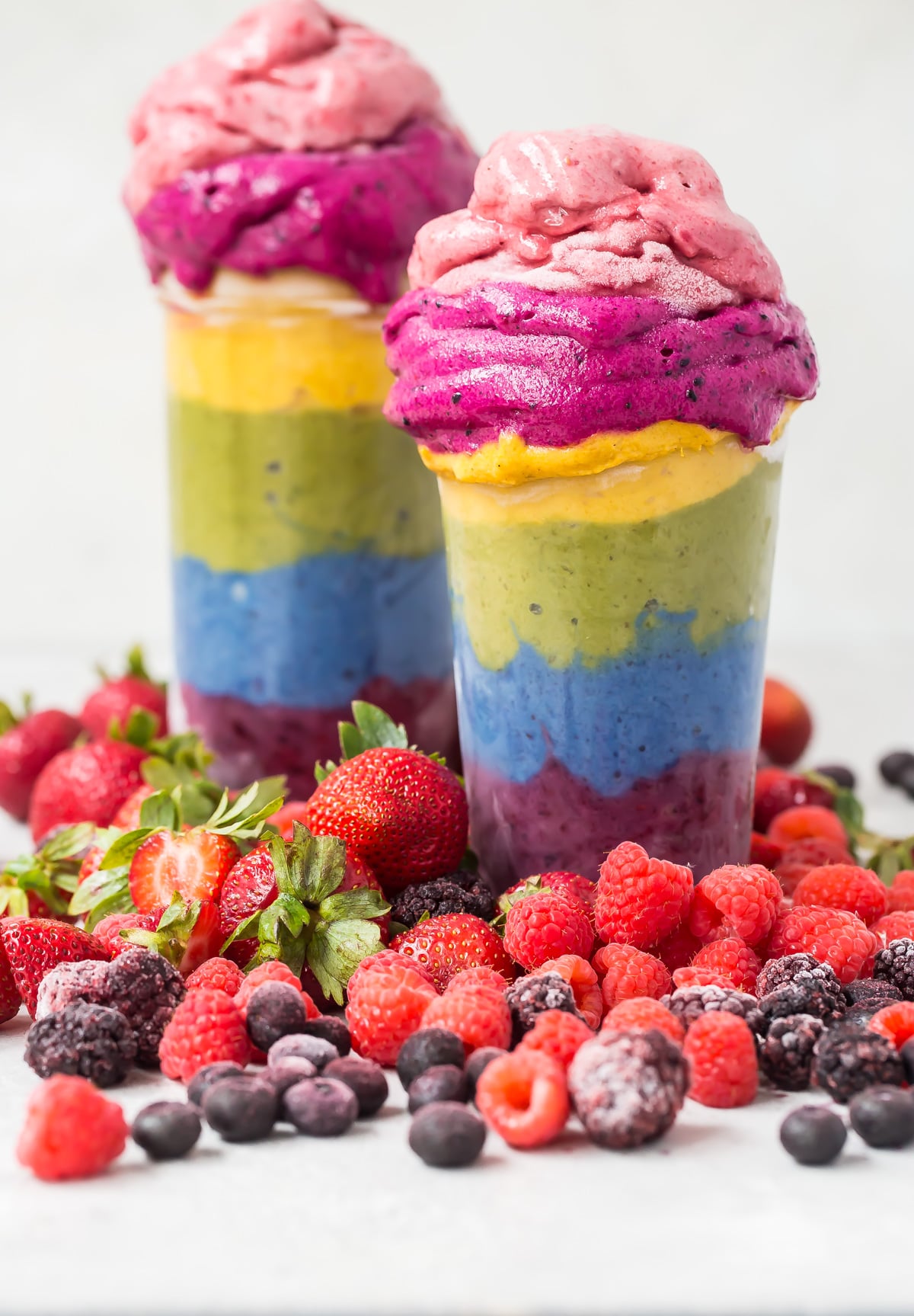 Rainbow Nice Cream from Weelicious.com