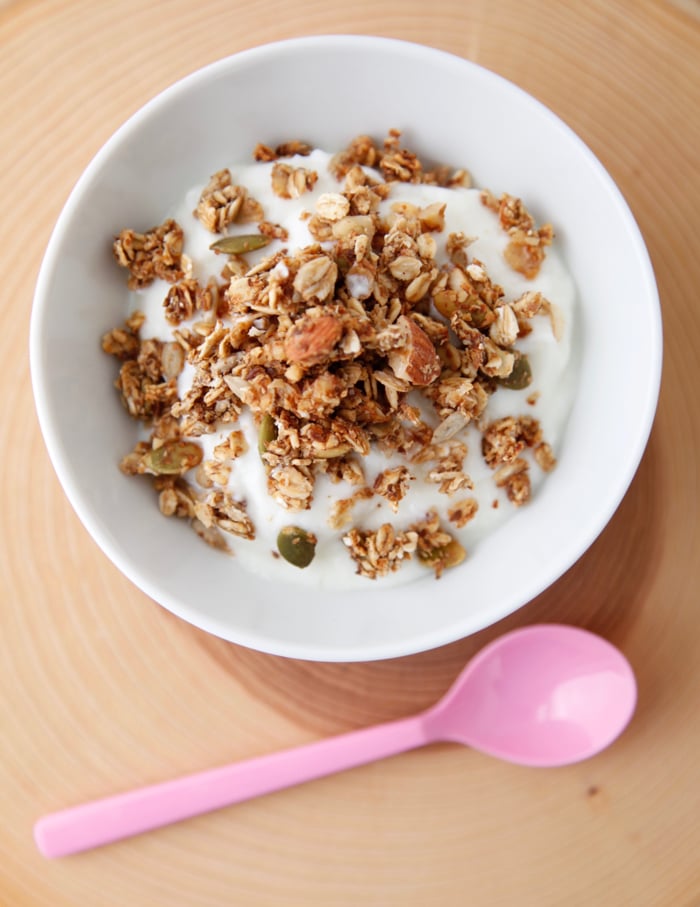 Super Healthy Granola recipe from Weelicious.com