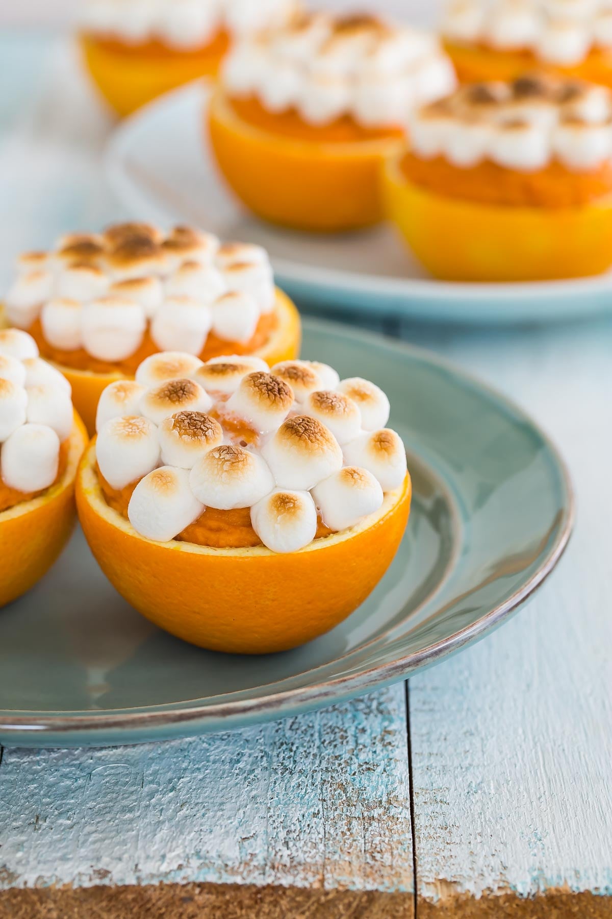 Sweet Potatoes in Orange Cups from Weelicious.com