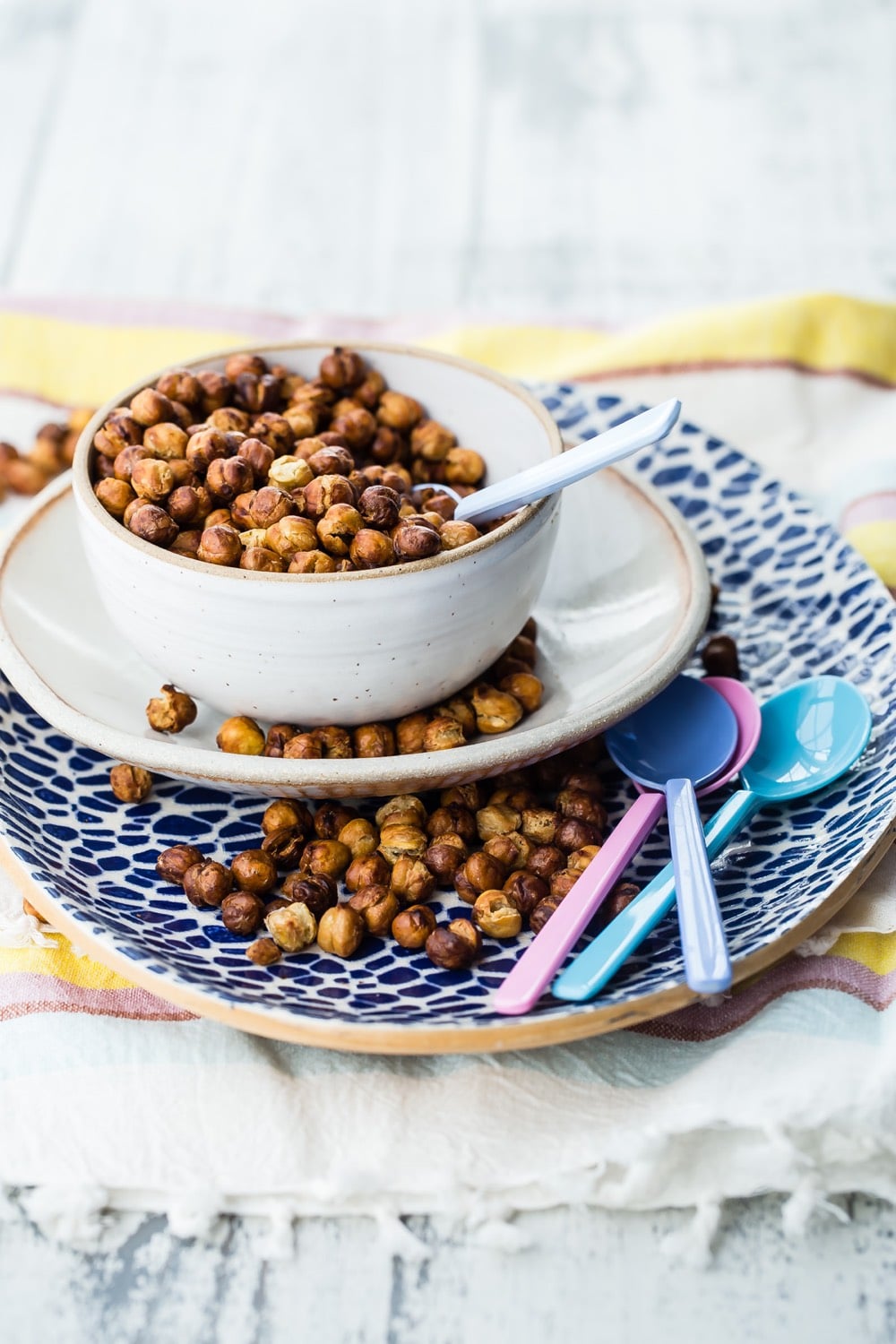 Air Fryer Crispy Chickpeas from Weelicious.com
