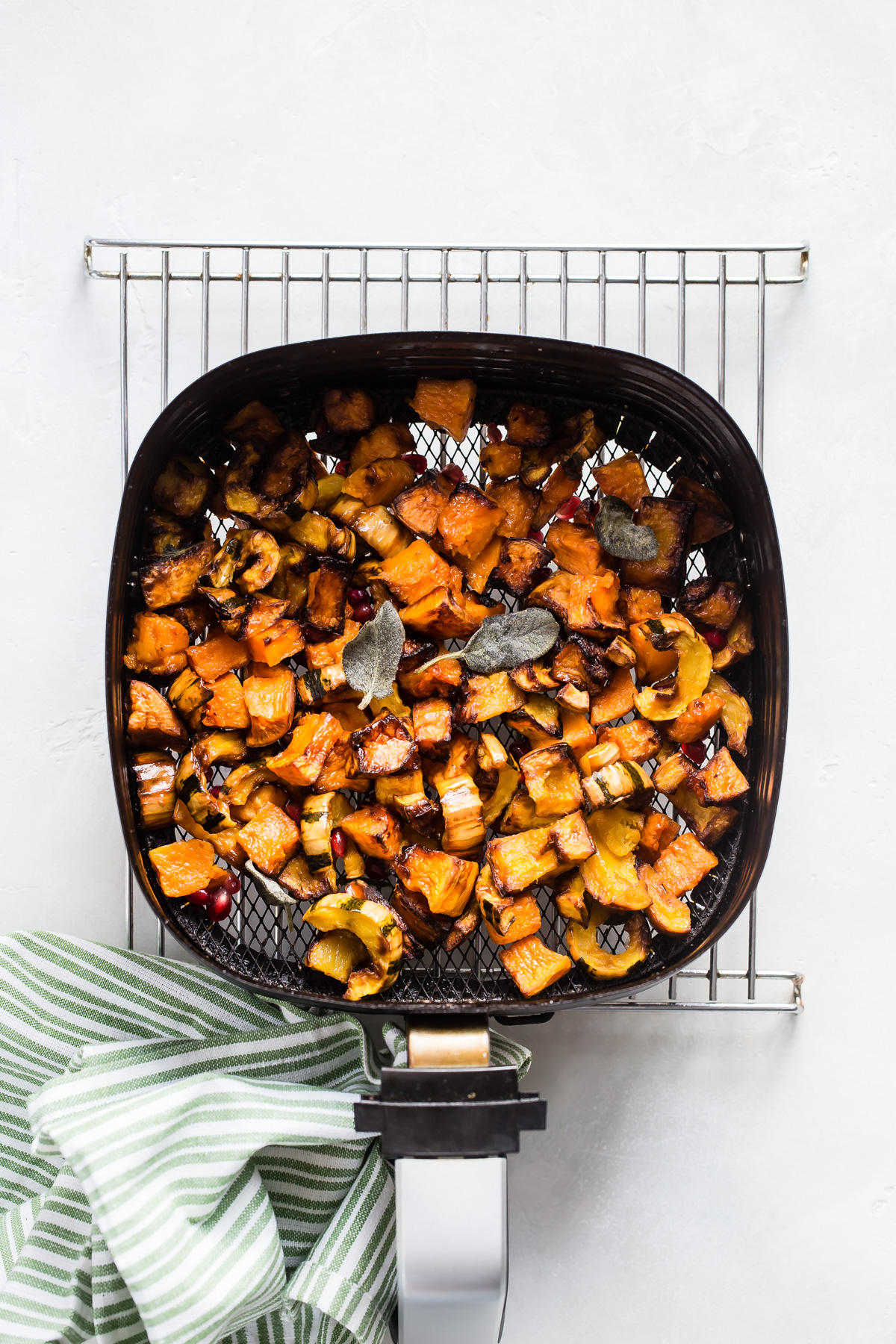 Air Fryer Maple Sage Squash recipe from Weelicious.com