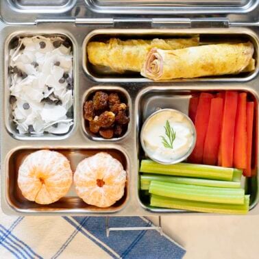 Dairy Free School Lunch from Weelicious.com